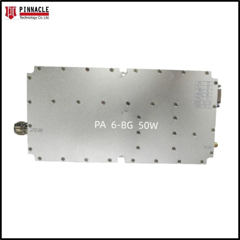 5925-7125 मेगाहर्ट्ज सिग्नल सप्लिशन के लिए 50W या 100W आउटपुट के साथ हाई पावर वाईफाई 6E आरएफ जैमर एम्पलीफायर मॉड्यूल