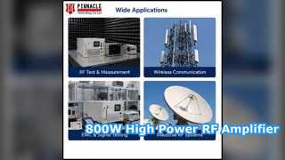 800W 1200 1400MHz आरएफ पावर एम्पलीफायर औद्योगिक ग्रेड