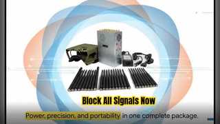 हैंडहेल्ड 28-एंटीना सिग्नल जैमर फुल-बैंड 5जी/4जी/वाईफाई/जीपीएस/रिमोट कंट्रोल सिग्नल डिसरप्टर